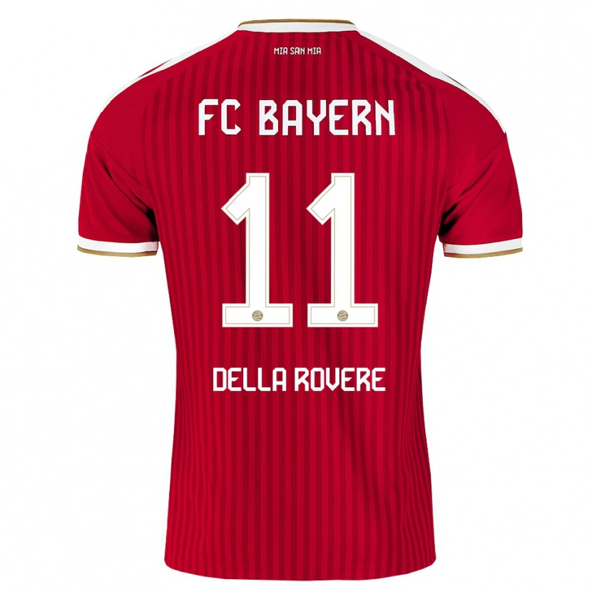 Danxen Dětské Guido Della Rovere #11 Červená Bílá Modrá Domů Hráčské Dresy 2026/27 Dres