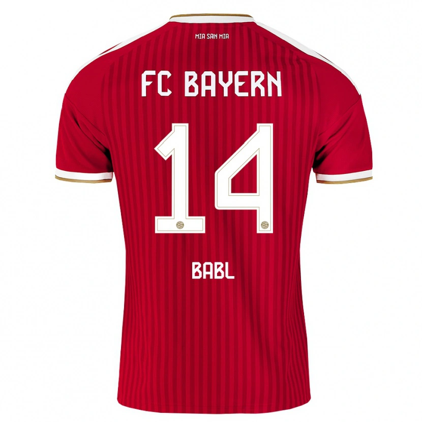 Danxen Dětské Luca Babl #14 Červená Bílá Modrá Domů Hráčské Dresy 2026/27 Dres