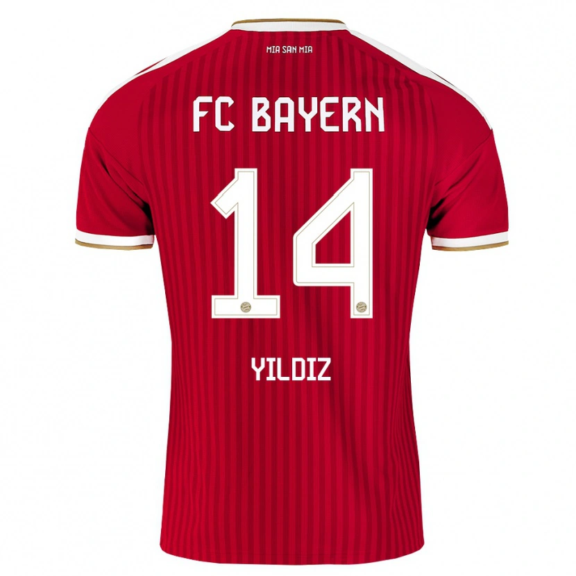 Danxen Dětské Veis Yildiz #14 Červená Bílá Modrá Domů Hráčské Dresy 2026/27 Dres