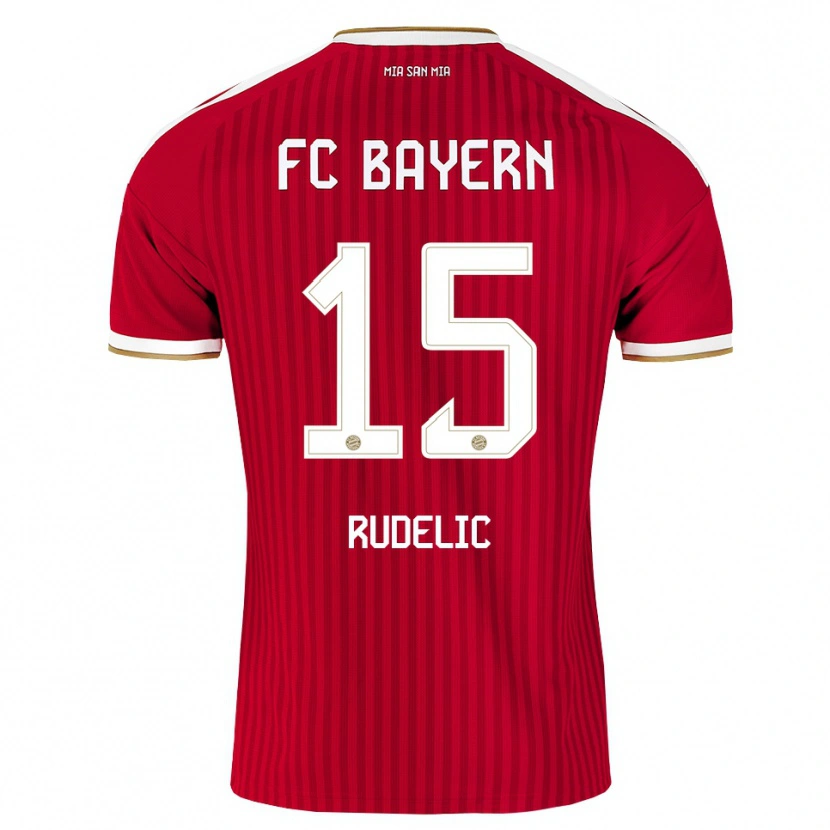 Danxen Dětské Ivana Rudelic #15 Červená Bílá Modrá Domů Hráčské Dresy 2026/27 Dres