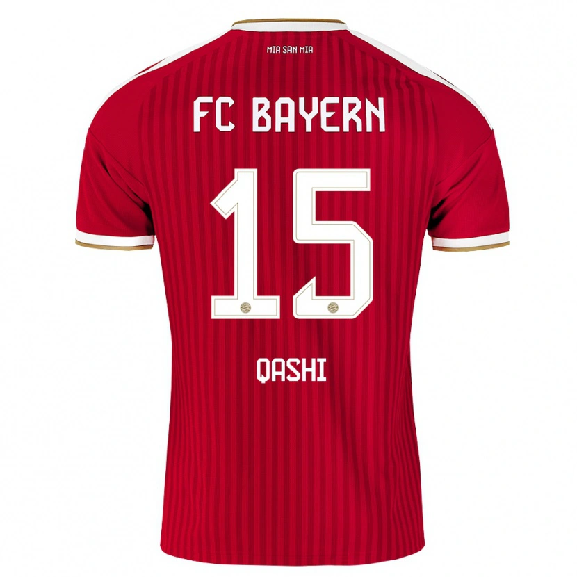 Danxen Dětské Yousef Qashi #15 Červená Bílá Modrá Domů Hráčské Dresy 2026/27 Dres