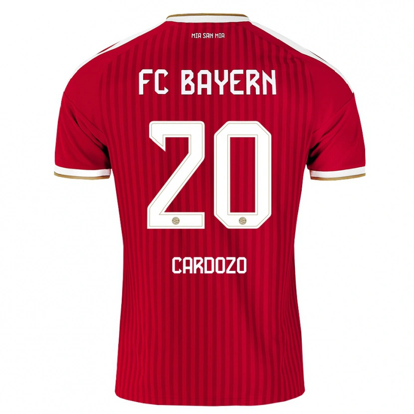 Danxen Dětské Maycon Cardozo #20 Červená Bílá Modrá Domů Hráčské Dresy 2026/27 Dres