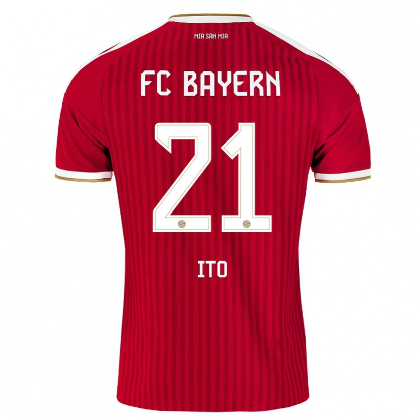 Danxen Dětské Hiroki Ito #21 Červená Bílá Modrá Domů Hráčské Dresy 2026/27 Dres
