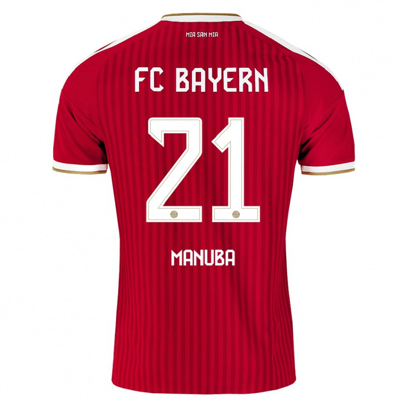 Danxen Dětské Vincent Manuba #21 Červená Bílá Modrá Domů Hráčské Dresy 2026/27 Dres