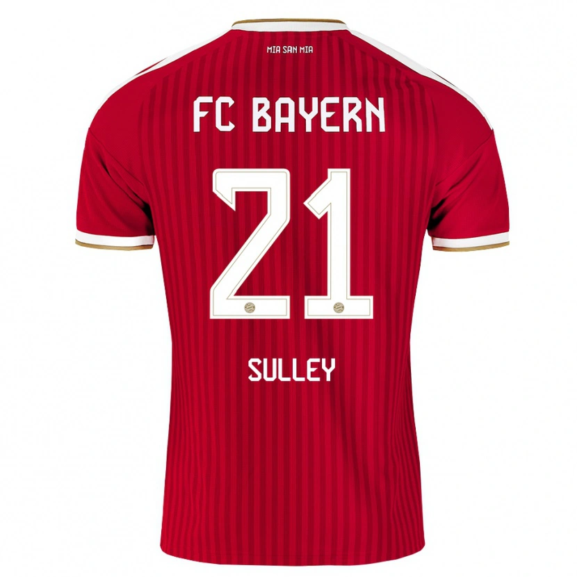Danxen Dětské Williams Baffour Sulley #21 Červená Bílá Modrá Domů Hráčské Dresy 2026/27 Dres