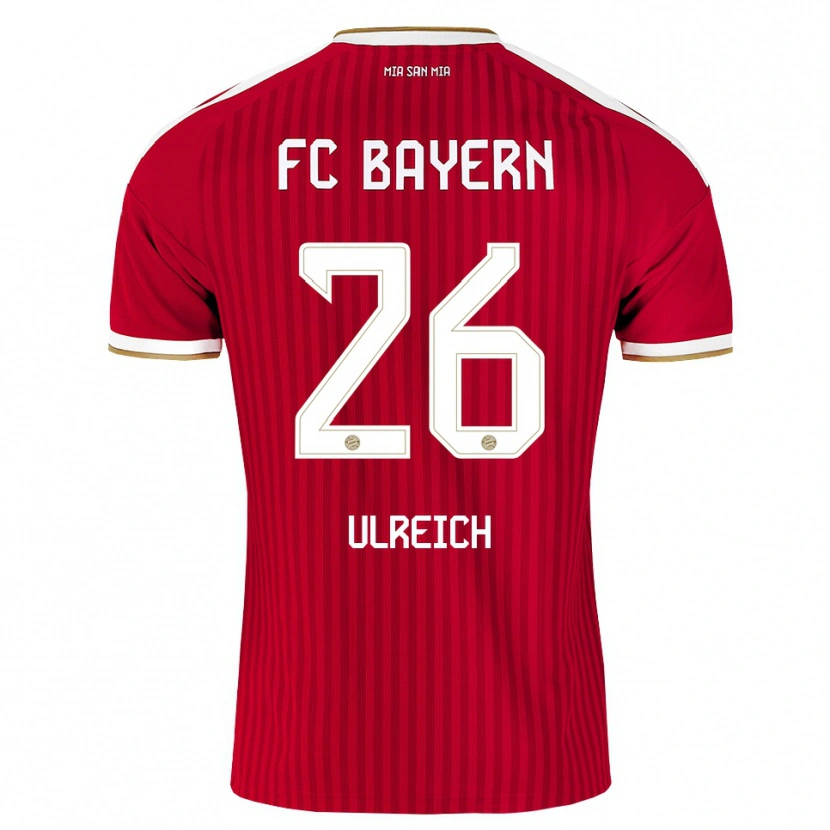 Danxen Dětské Sven Ulreich #26 Červená Bílá Modrá Domů Hráčské Dresy 2026/27 Dres