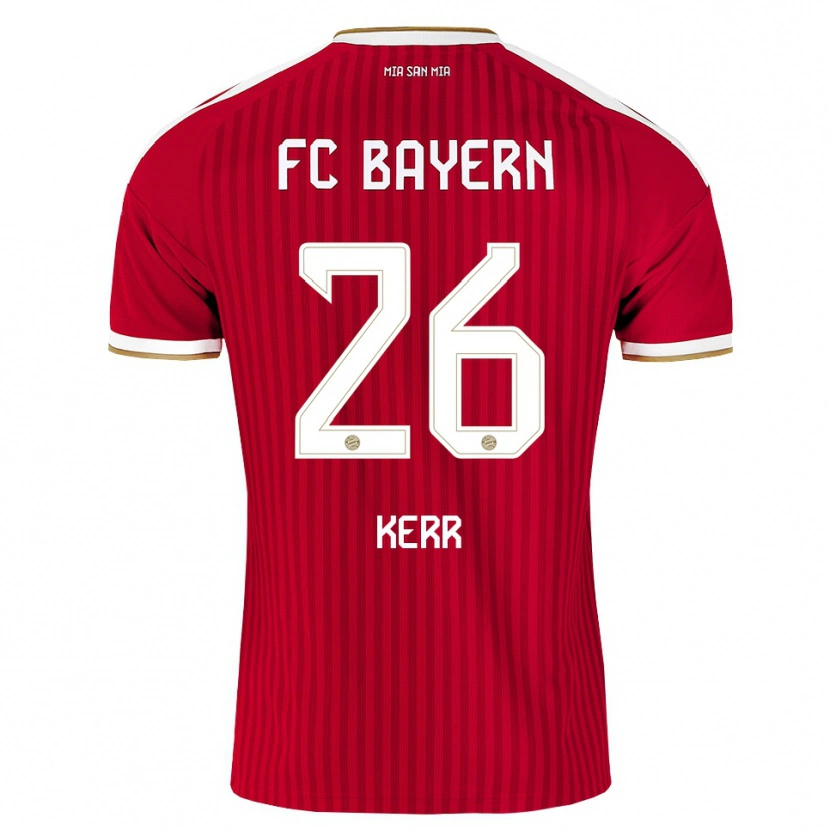 Danxen Dětské Samantha Kerr #26 Červená Bílá Modrá Domů Hráčské Dresy 2026/27 Dres