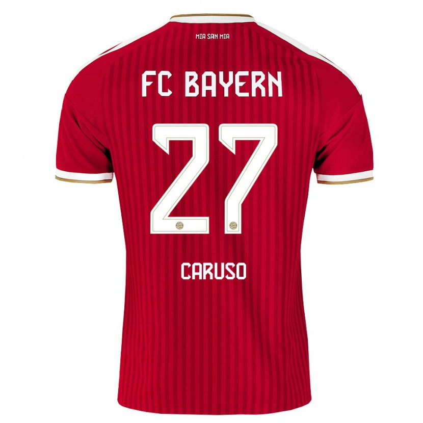 Danxen Dětské Arianna Caruso #27 Červená Bílá Modrá Domů Hráčské Dresy 2026/27 Dres