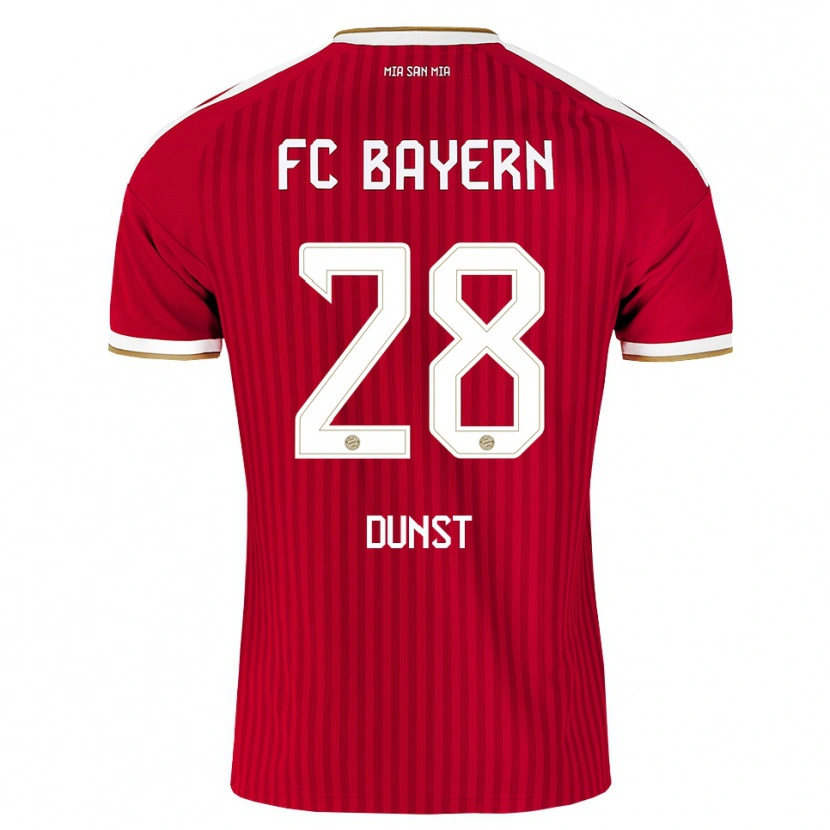 Danxen Dětské Barbara Dunst #28 Červená Bílá Modrá Domů Hráčské Dresy 2026/27 Dres