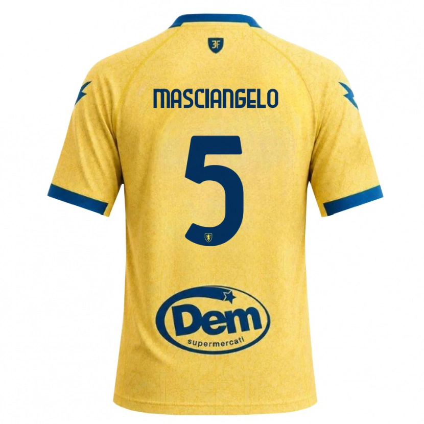 Danxen Dětské Edoardo Masciangelo #5 Chrpově Černá Modrá Domů Hráčské Dresy 2026/27 Dres
