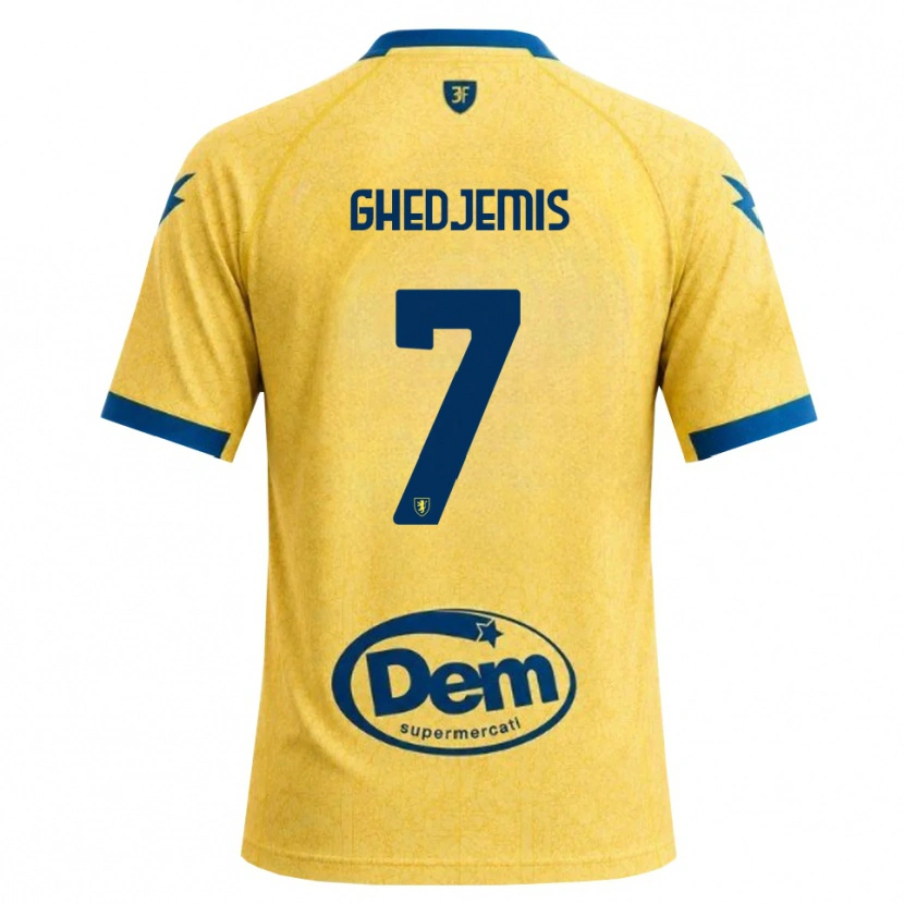 Danxen Dětské Farès Ghedjemis #7 Chrpově Černá Modrá Domů Hráčské Dresy 2026/27 Dres