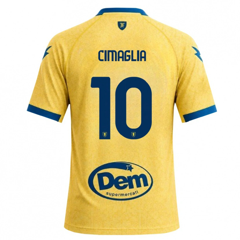 Danxen Dětské Marco Cimaglia #10 Chrpově Černá Modrá Domů Hráčské Dresy 2026/27 Dres