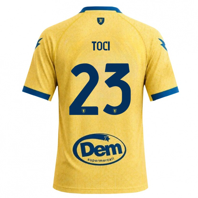 Danxen Dětské Matteo Toci #23 Chrpově Černá Modrá Domů Hráčské Dresy 2026/27 Dres