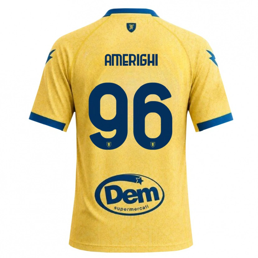 Danxen Dětské Igor Amerighi #96 Chrpově Černá Modrá Domů Hráčské Dresy 2026/27 Dres