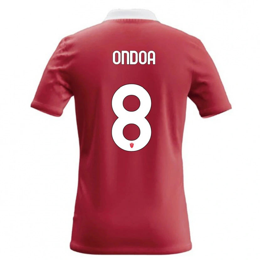 Danxen Dětské Foe Ondoa #8 Červená Bílá Domů Hráčské Dresy 2026/27 Dres