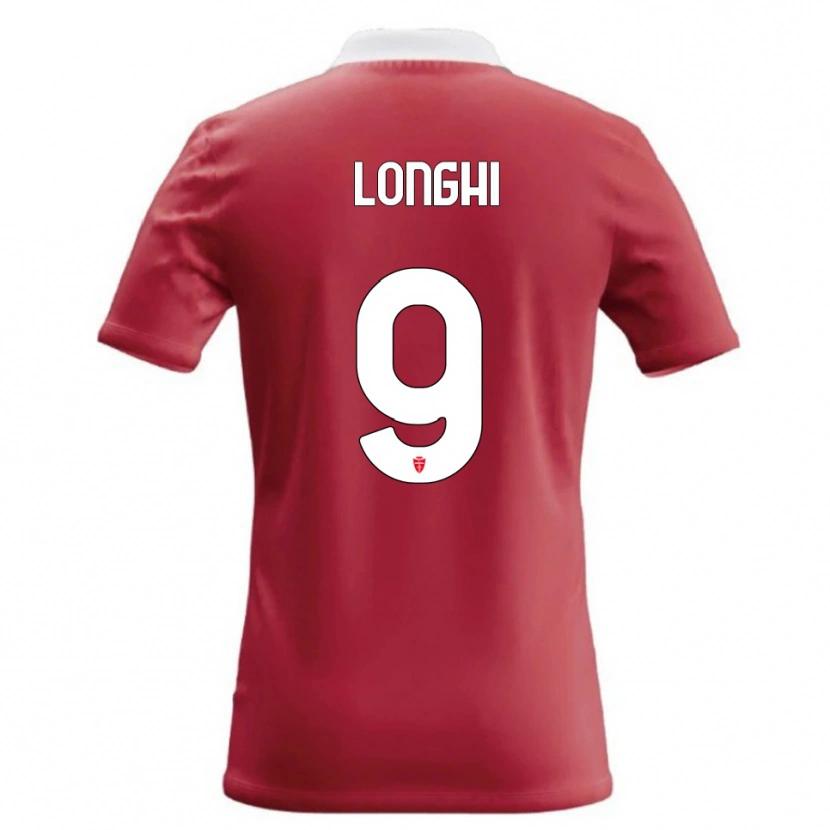Danxen Dětské Jordan Longhi #9 Červená Bílá Domů Hráčské Dresy 2026/27 Dres