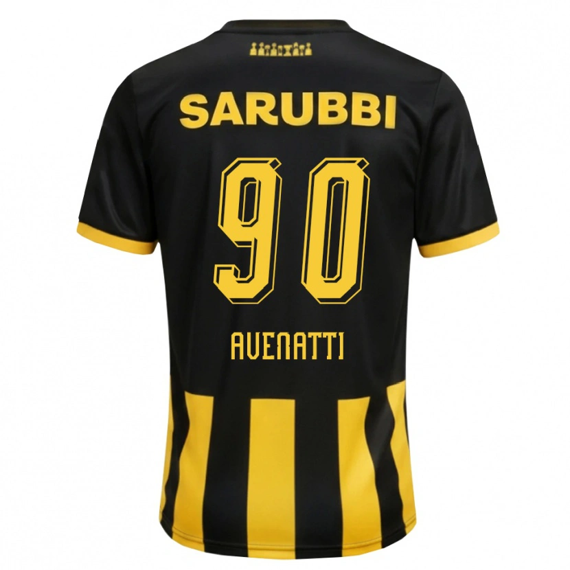 Danxen Dětské Felipe Avenatti #90 Černá Žlutá Domů Hráčské Dresy 2026/27 Dres