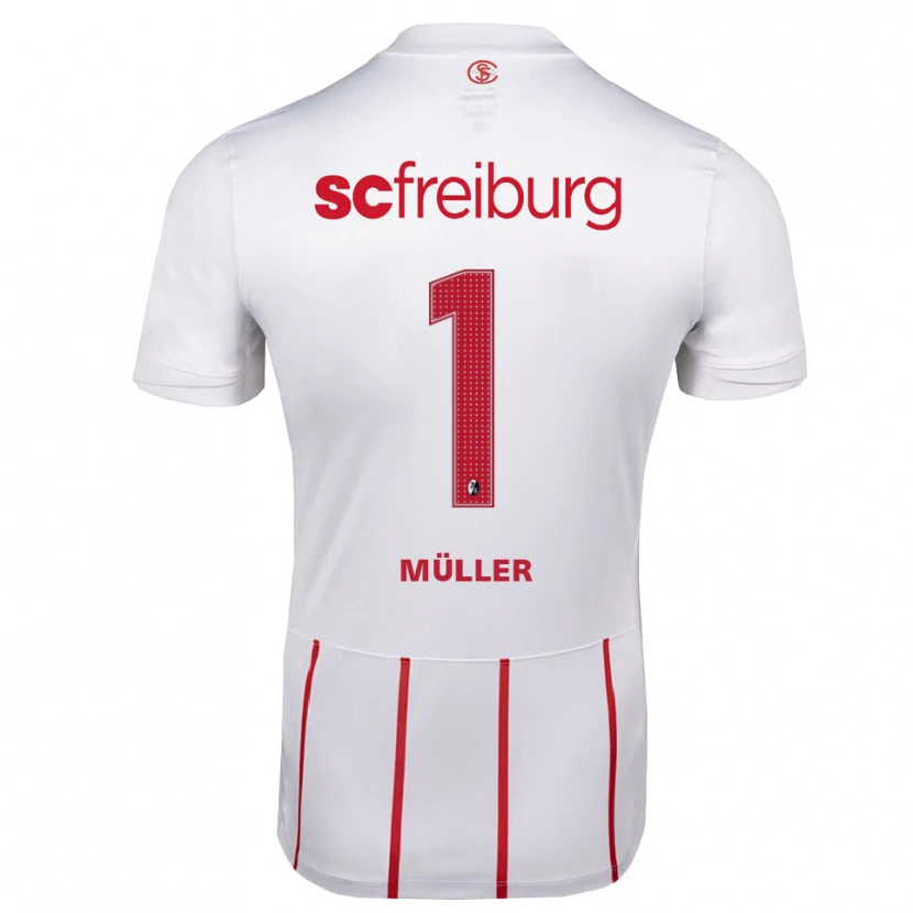Danxen Dětské Phillip Müller #1 Bílá Červená Žlutá Daleko Hráčské Dresy 2026/27 Dres