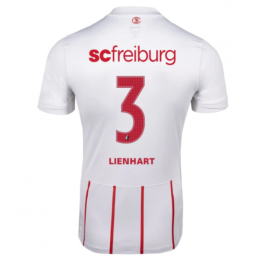 Danxen Dětské Philipp Lienhart #3 Bílá Červená Žlutá Daleko Hráčské Dresy 2026/27 Dres