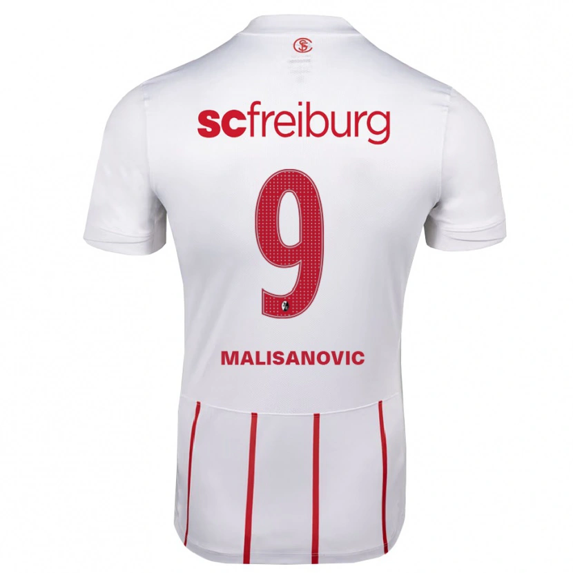 Danxen Dětské Darko Malisanovic #9 Bílá Červená Žlutá Daleko Hráčské Dresy 2026/27 Dres