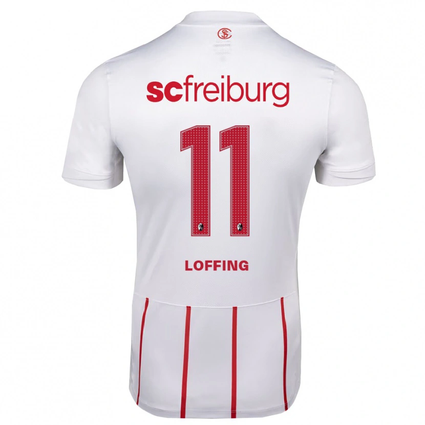 Danxen Dětské Lucas Loffing #11 Bílá Červená Žlutá Daleko Hráčské Dresy 2026/27 Dres
