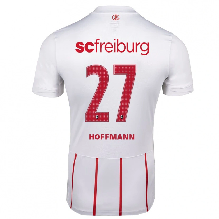 Danxen Dětské Giovanna Hoffmann #27 Bílá Červená Žlutá Daleko Hráčské Dresy 2026/27 Dres