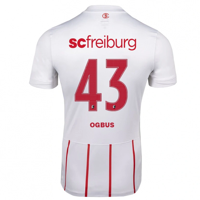 Danxen Dětské Bruno Ogbus #43 Bílá Červená Žlutá Daleko Hráčské Dresy 2026/27 Dres