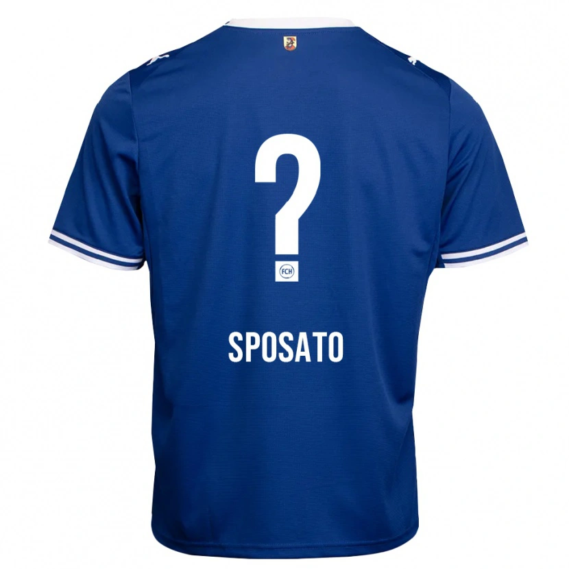 Danxen Dětské Lennard Sposato #0 Královská Modř Bílá Daleko Hráčské Dresy 2026/27 Dres