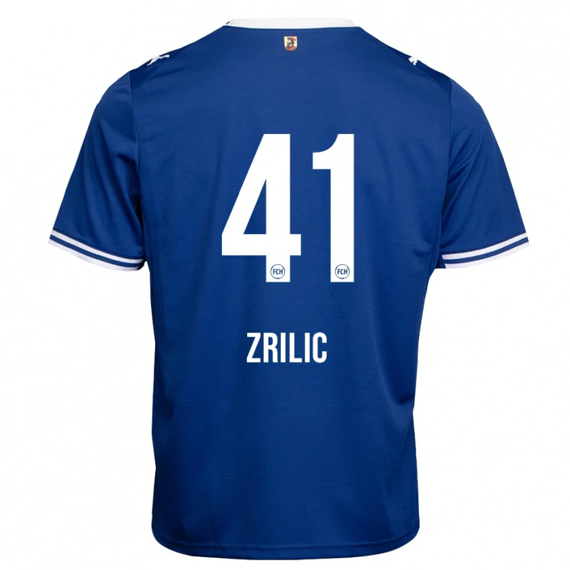 Danxen Dětské Marko Zrilić #41 Královská Modř Bílá Daleko Hráčské Dresy 2026/27 Dres
