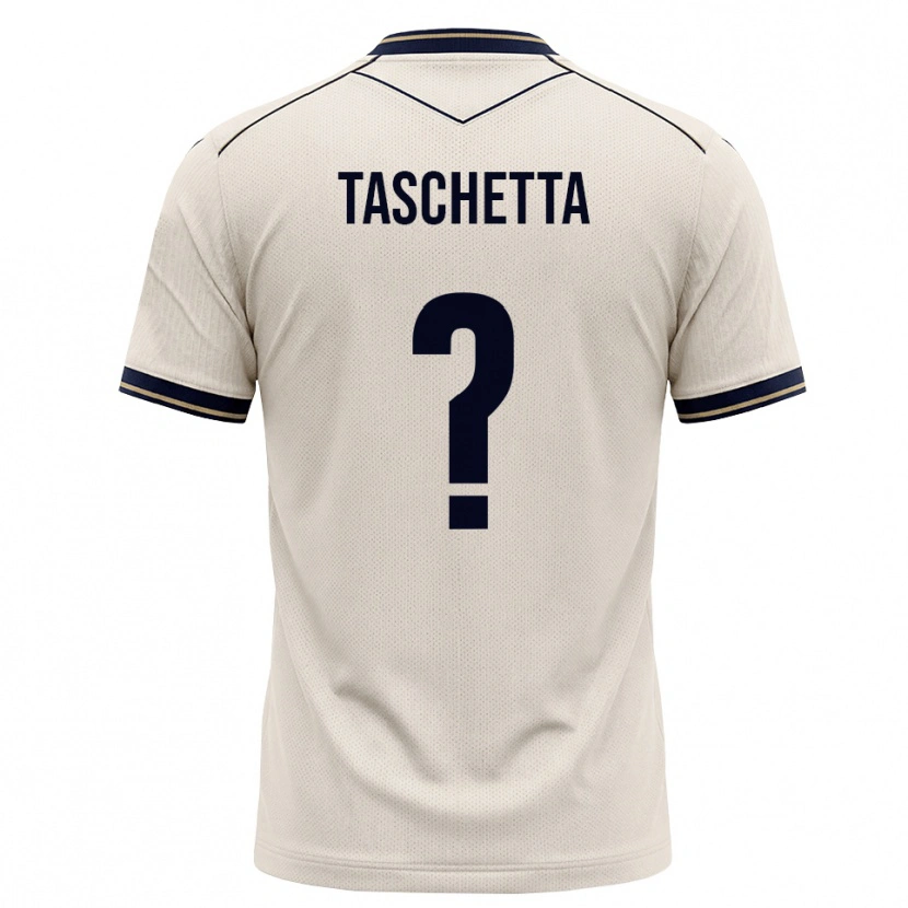 Danxen Dětské Vincenzo Taschetta #0 Bílá Modrá S Nádechem Daleko Hráčské Dresy 2026/27 Dres