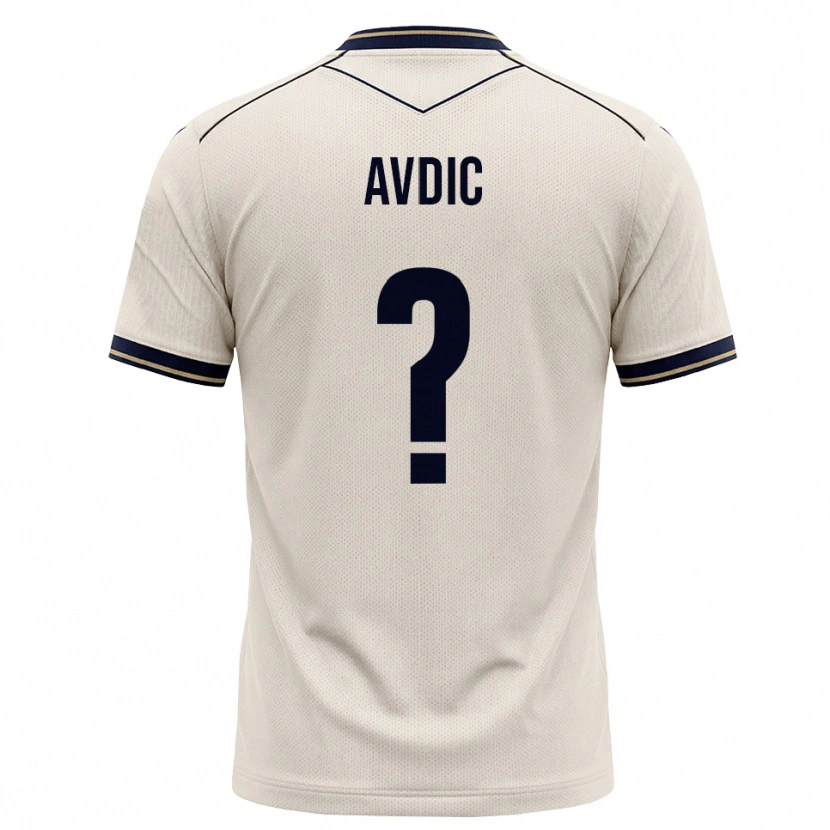 Danxen Dětské Edin Avdic #0 Bílá Modrá S Nádechem Daleko Hráčské Dresy 2026/27 Dres
