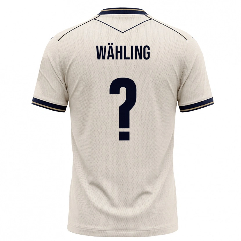 Danxen Dětské Jamie Wähling #0 Bílá Modrá S Nádechem Daleko Hráčské Dresy 2026/27 Dres