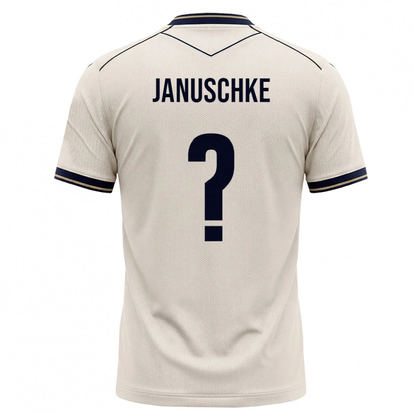 Danxen Dětské Tim Januschke #0 Bílá Modrá S Nádechem Daleko Hráčské Dresy 2026/27 Dres