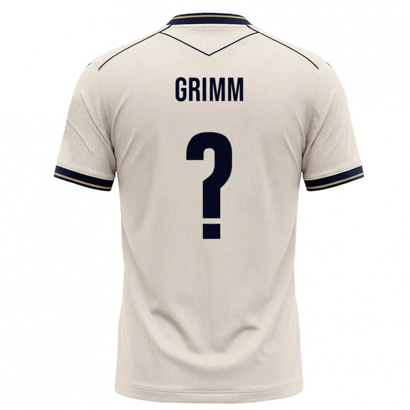 Danxen Dětské Janna Grimm #0 Bílá Modrá S Nádechem Daleko Hráčské Dresy 2026/27 Dres