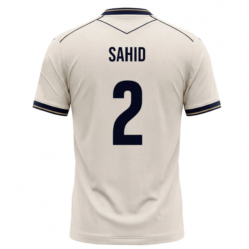 Danxen Dětské Mohamed Sahid #2 Bílá Modrá S Nádechem Daleko Hráčské Dresy 2026/27 Dres
