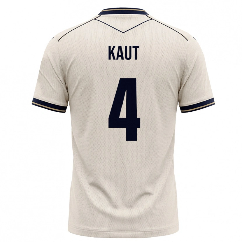 Danxen Dětské Lisann Kaut #4 Bílá Modrá S Nádechem Daleko Hráčské Dresy 2026/27 Dres