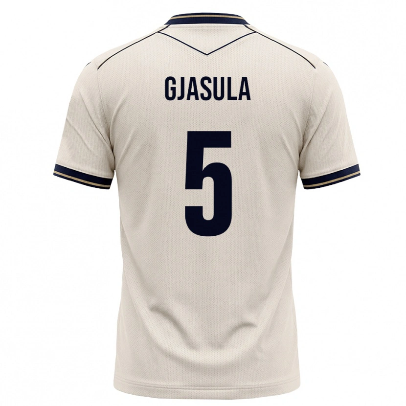 Danxen Dětské Klaus Gjasula #5 Bílá Modrá S Nádechem Daleko Hráčské Dresy 2026/27 Dres