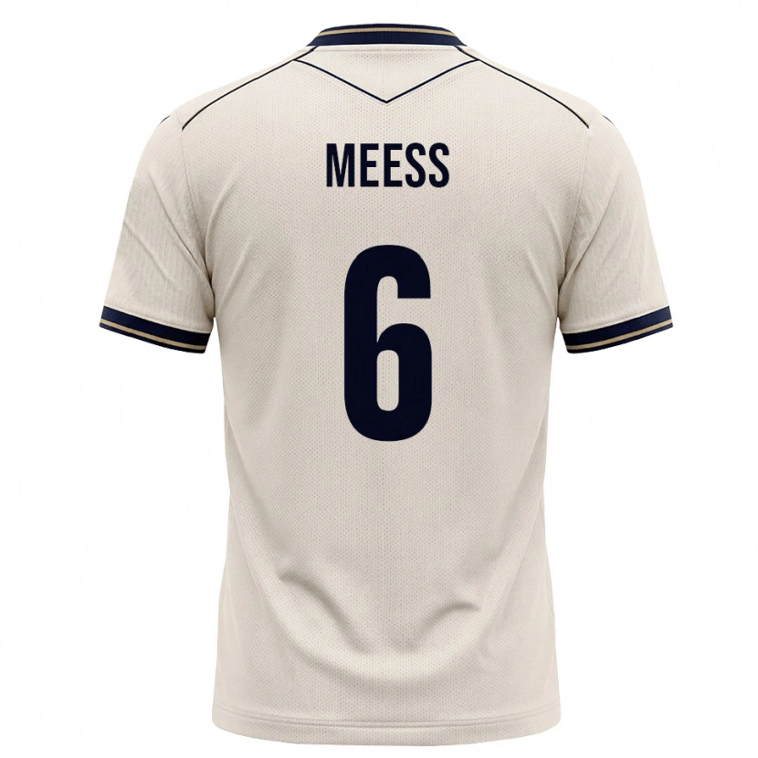 Danxen Dětské Jakob Meeß #6 Bílá Modrá S Nádechem Daleko Hráčské Dresy 2026/27 Dres