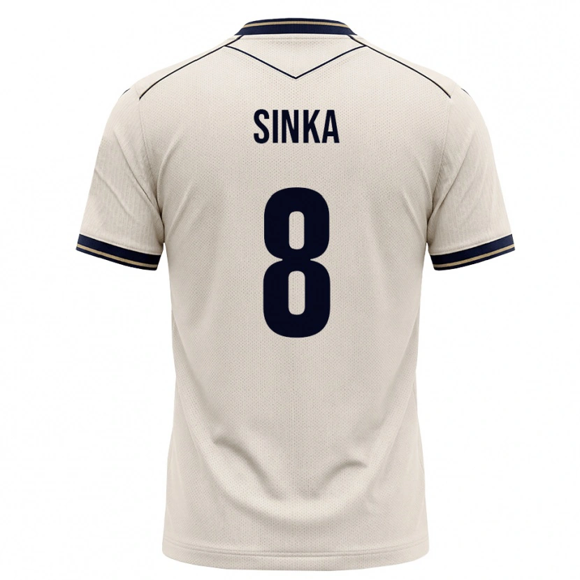 Danxen Dětské Napsugár Sinka #8 Bílá Modrá S Nádechem Daleko Hráčské Dresy 2026/27 Dres