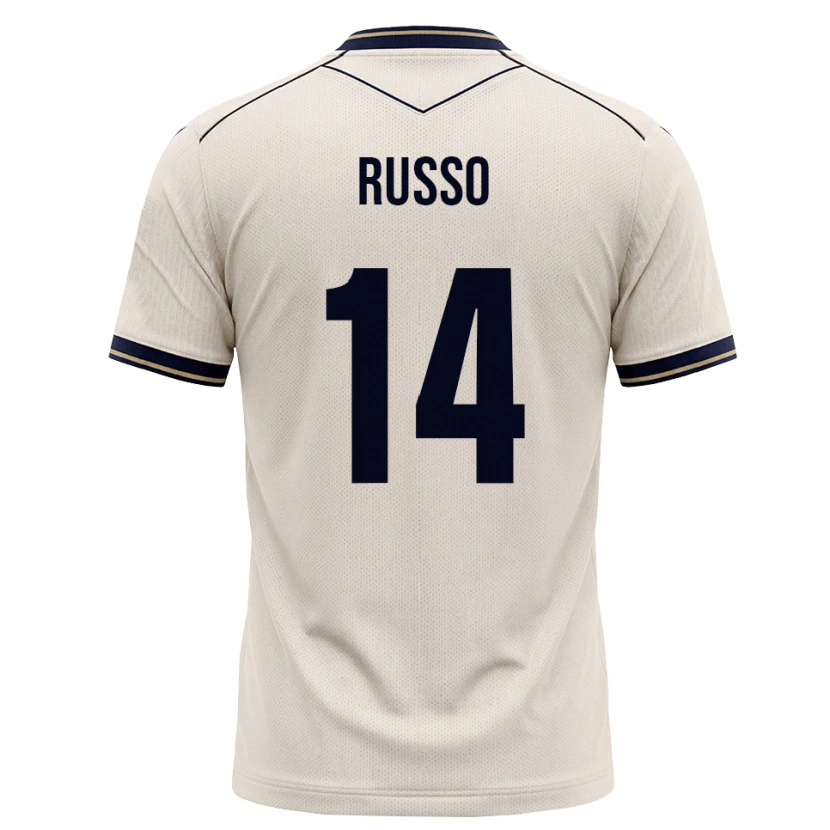 Danxen Dětské Ruven Russo #14 Bílá Modrá S Nádechem Daleko Hráčské Dresy 2026/27 Dres