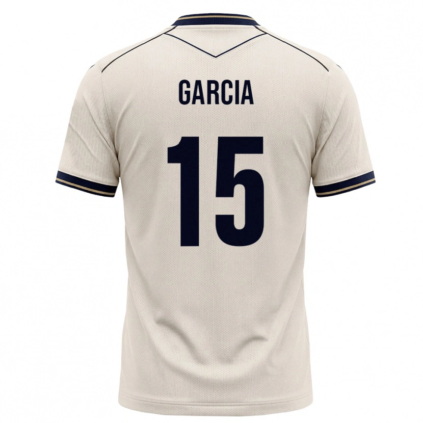 Danxen Dětské Marta Cazalla Garcia #15 Bílá Modrá S Nádechem Daleko Hráčské Dresy 2026/27 Dres