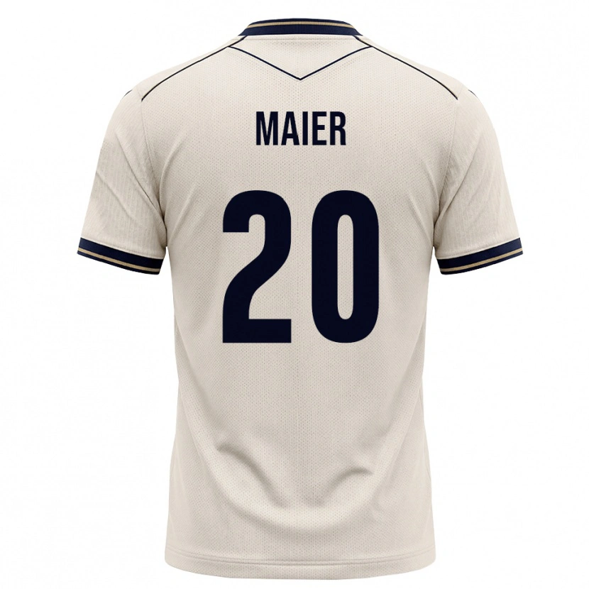 Danxen Dětské Leonie Maier #20 Bílá Modrá S Nádechem Daleko Hráčské Dresy 2026/27 Dres