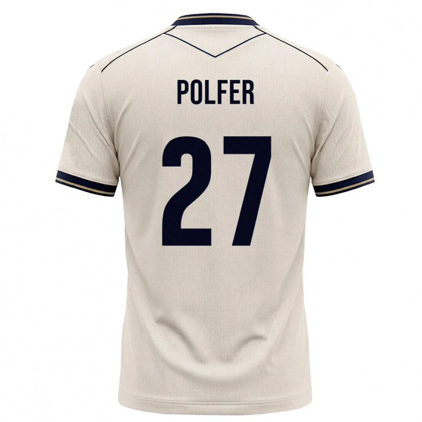 Danxen Dětské Jona Polfer #27 Bílá Modrá S Nádechem Daleko Hráčské Dresy 2026/27 Dres