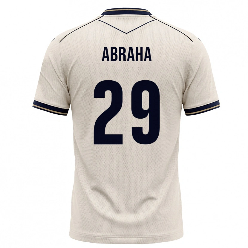 Danxen Dětské Natnael Abraha #29 Bílá Modrá S Nádechem Daleko Hráčské Dresy 2026/27 Dres