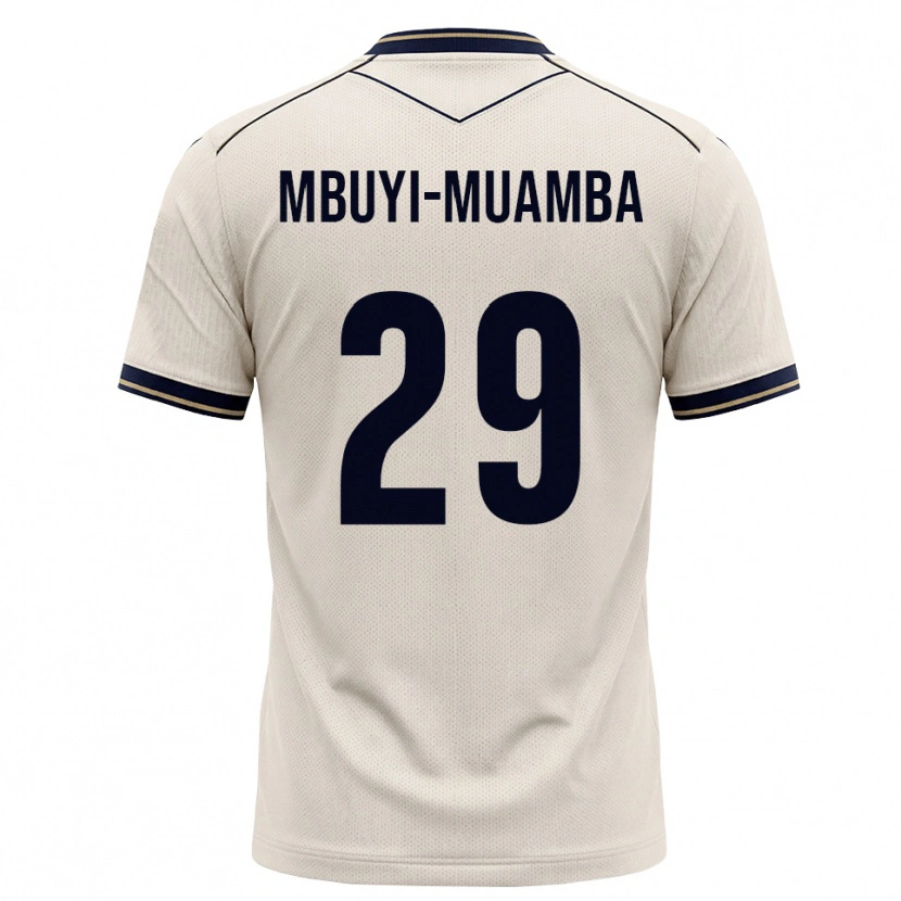 Danxen Dětské Hubert Mbuyi-Muamba #29 Bílá Modrá S Nádechem Daleko Hráčské Dresy 2026/27 Dres