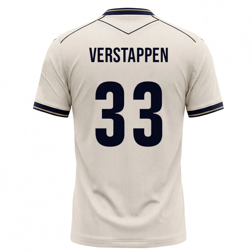 Danxen Dětské Eric Verstappen #33 Bílá Modrá S Nádechem Daleko Hráčské Dresy 2026/27 Dres