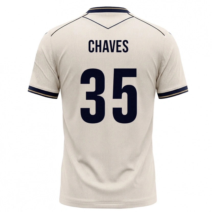 Danxen Dětské Arthur Chaves #35 Bílá Modrá S Nádechem Daleko Hráčské Dresy 2026/27 Dres