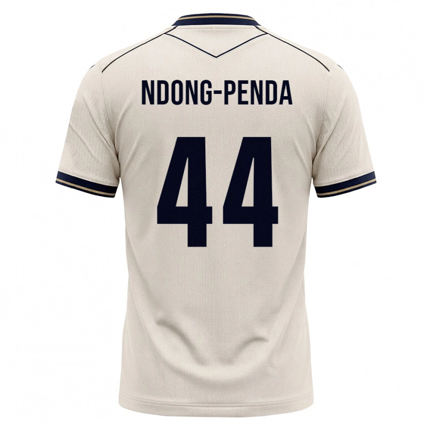 Danxen Dětské Maxime Ndong-Penda #44 Bílá Modrá S Nádechem Daleko Hráčské Dresy 2026/27 Dres