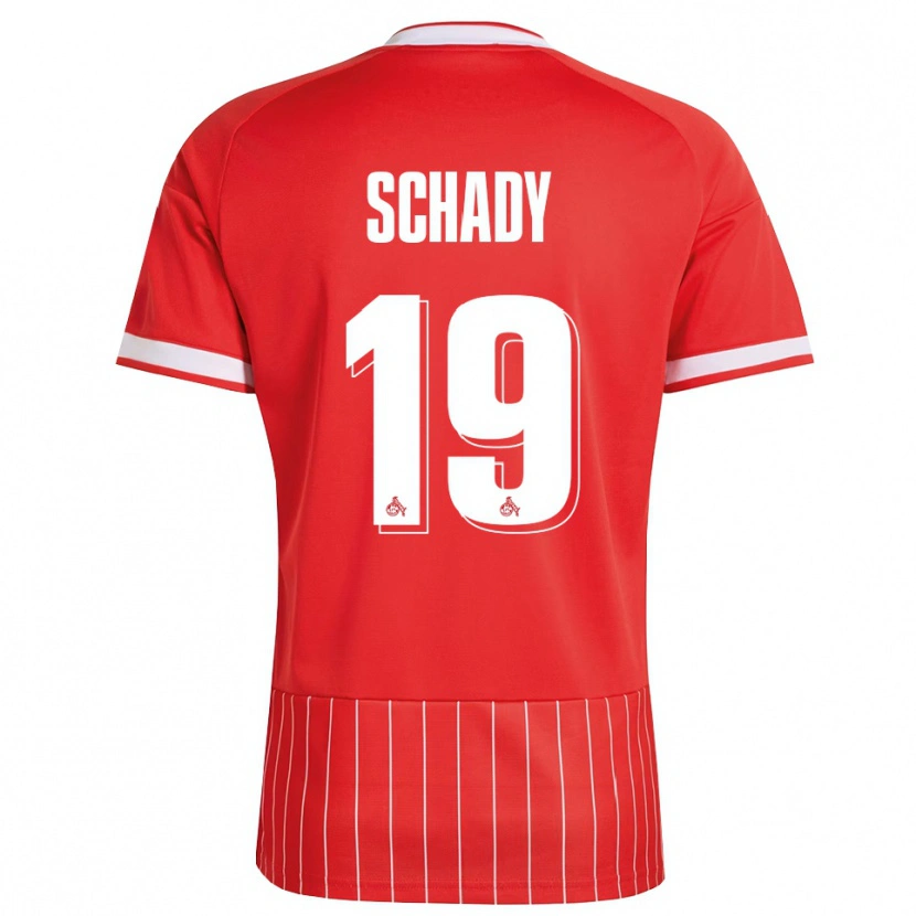 Danxen Dětské Alexis Schady #19 Červená Bílá Zelená Daleko Hráčské Dresy 2026/27 Dres