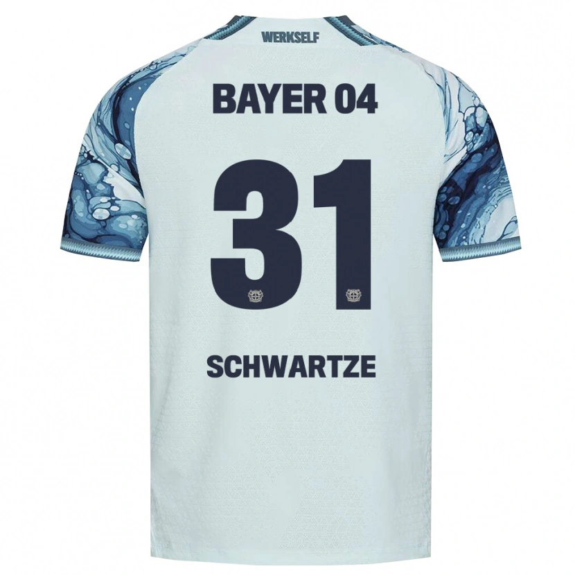 Danxen Dětské Paula Schwartze #31 Tmavě Zelená Černá Daleko Hráčské Dresy 2026/27 Dres